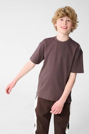 T-shirt - donkerbruin