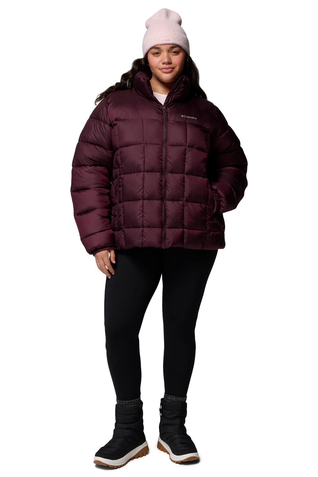 Columbia Puffect™ III jas - donkerrood