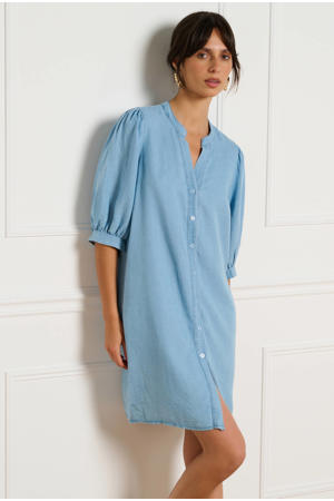 korte jurk - blauw