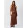 MANGO TEEN haltertop met print - bruin