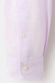 thumbnail: Mango Man linnen regular fit overhemd - pastelroze