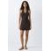 MANGO TEEN halter korte jurk met open rug - bruin