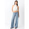 MANGO TEEN wide leg jeans - lichtblauw