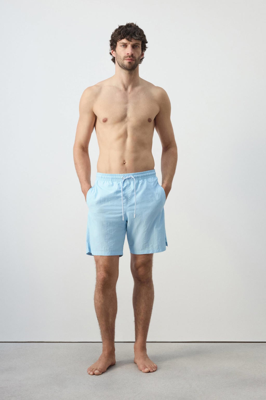 Mango Man zwemshort - lichtblauw