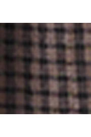 thumbnail: Mango halter geruite midi jurk met open rug - bruin