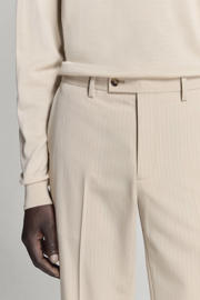 thumbnail: Mango Man slim fit pantalon - lichtbeige