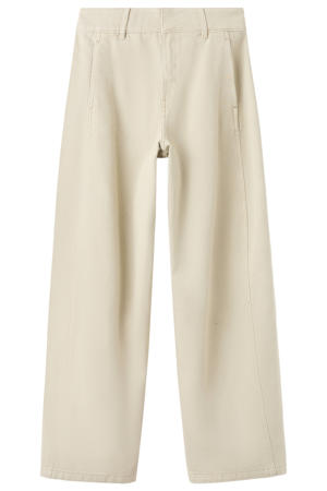 barrel jeans - beige