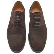 thumbnail: Mango Man suède veterschoenen - donkerbruin