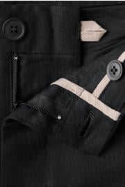 thumbnail: Mango Man linnen slim fit chino short - zwart