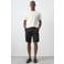 Mango Man linnen slim fit chino short - zwart