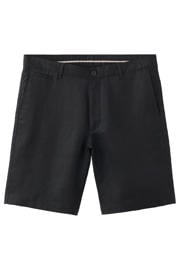 thumbnail: Mango Man linnen slim fit chino short - zwart
