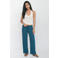 MANGO TEEN gebreide haltertop met pailletten - wit
