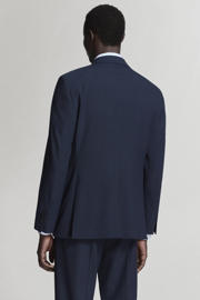 thumbnail: Mango Man viscose slim fit colbert - donkerblauw