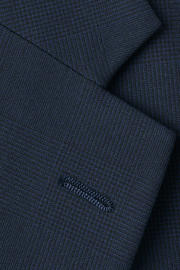 thumbnail: Mango Man viscose slim fit colbert - donkerblauw