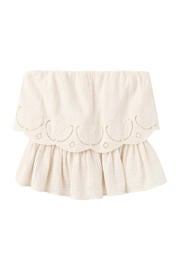 thumbnail: Mango broderie top - beige
