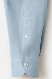 thumbnail: Mango Man linnen regular fit overhemd - lichtblauw