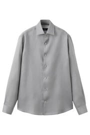 thumbnail: Mango Man linnen slim fit overhemd - antraciet