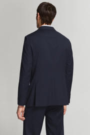 thumbnail: Mango Man wollen slim fit colbert - donkerblauw