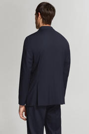 thumbnail: Mango Man wollen slim fit colbert - donkerblauw