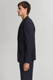thumbnail: Mango Man wollen slim fit colbert - donkerblauw