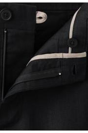 thumbnail: Mango Man slim fit chino met linnen - zwart