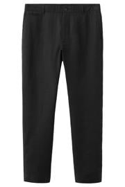 thumbnail: Mango Man slim fit chino met linnen - zwart