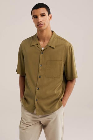 relaxed fit overhemd - groen