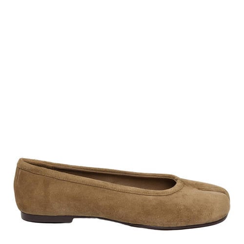 Steve Madden Cipher leren ballerina’s taupe
