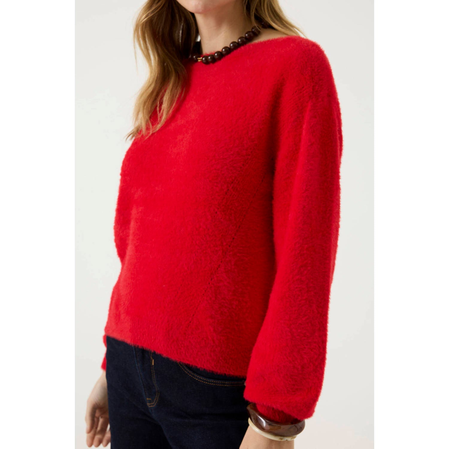 Garcia gebreide trui rood