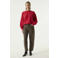 Garcia sweater met borduursels - rood
