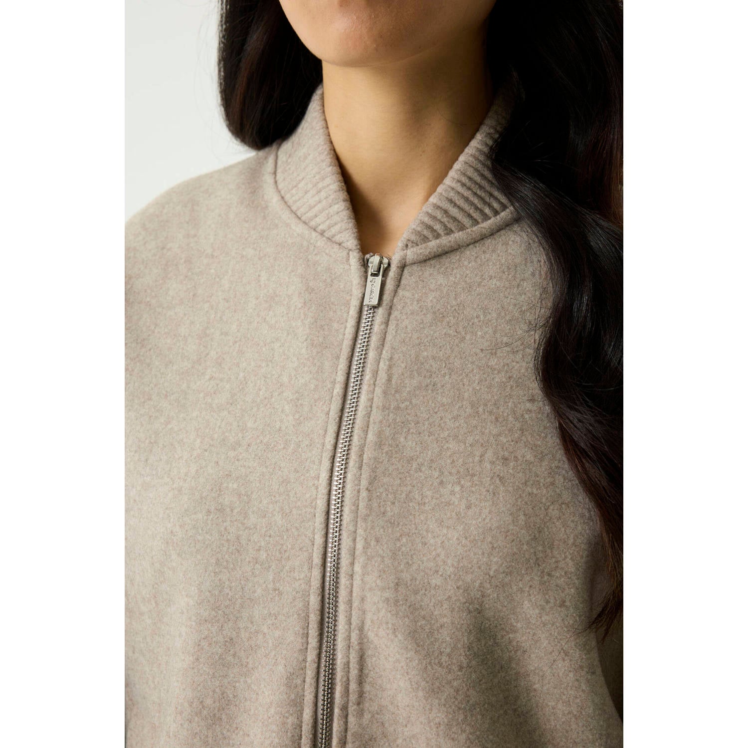 Garcia gemêleerd bomberjack beige
