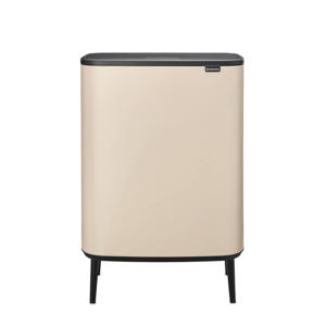 Bo Touch Bin Hi afvalemmer 60 liter met kunststof binnenemmer