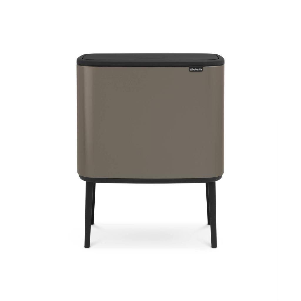 Brabantia Brabantia Bo Touch Bin, met 3 binnenemmers, 3 x 11 liter - Platinum