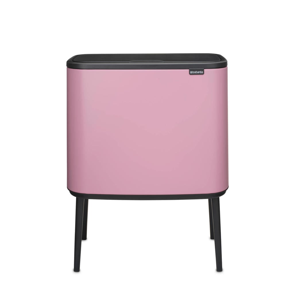 Brabantia Brabantia Bo Touch Bin, met 2 binnenemmers, 11 + 23 liter - Lilac Pink