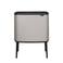Brabantia Brabantia Bo Touch Bin, met 3 binnenemmers, 3 x 11L - Soft Grey