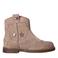 Tommy Hilfiger leren laarzen met hak - taupe