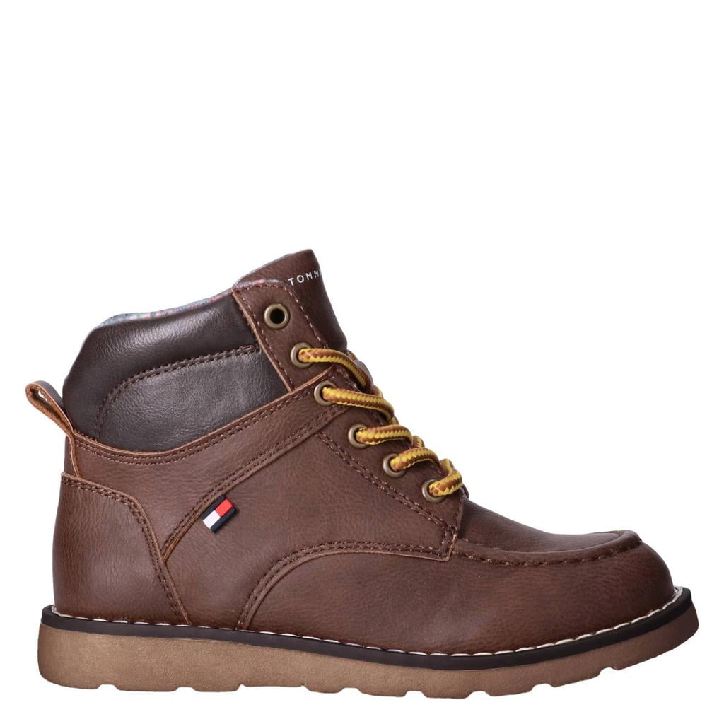 Tommy Hilfiger veterschoenen met profielzool - bruin