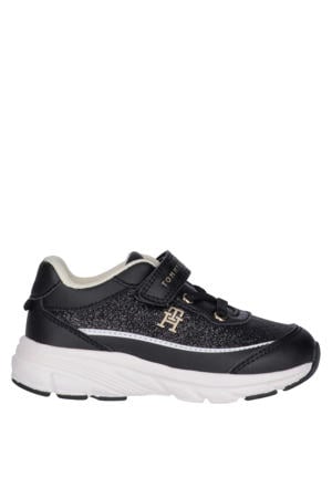 sneakers met glitters - zwart