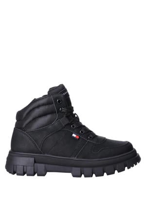 veterschoenen met profielzool - zwart
