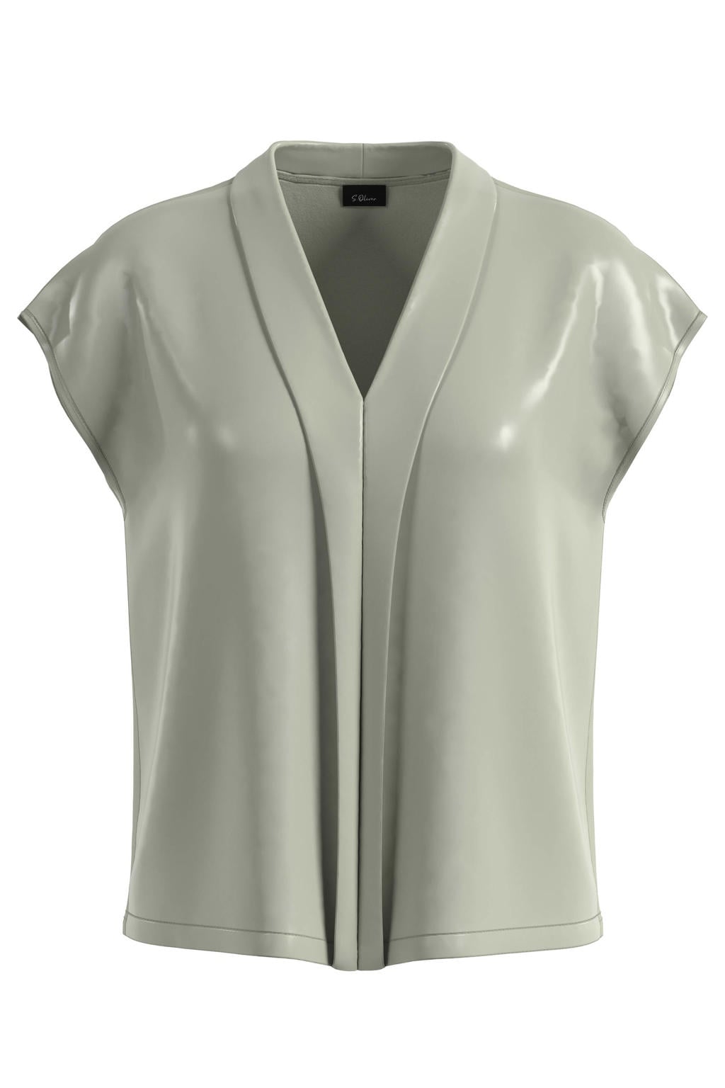 s.Oliver BLACK LABEL top - lichtgroen