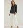 s.Oliver BLACK LABEL blouse met broderie - zwart