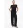 s.Oliver BLACK LABEL viscose wide leg broek - zwart