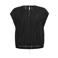 s.Oliver BLACK LABEL semi-transparante top - zwart