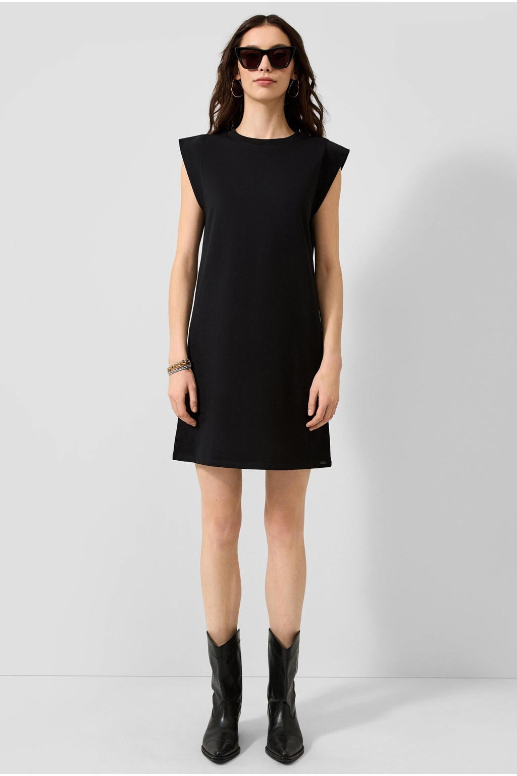 QS mini jurk - zwart