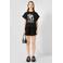 QS T-shirt met tekst - zwart