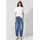 QS barrel jeans - mediumblauw