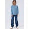 NAME IT KIDS T-shirt met backprint - lichtblauw