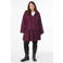 Zizzi Plus Size korte A-lijn rok - donkerrood