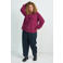 Zizzi gebreid vest Plus Size met wol - rood
