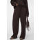 VERO MODA Curve x Wehkamp viscose wide leg casual broek Plus Size - donkerbruin